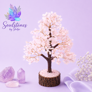 Rose Quartz Tree For Relaxation and Balance