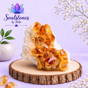 Citrine Cluster Small Point HQ
