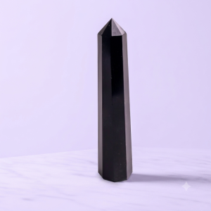 Black Obsidian Stone Pencil Obelisks Energised Pencil Point