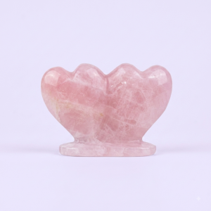 Rose Quartz Twin Heart